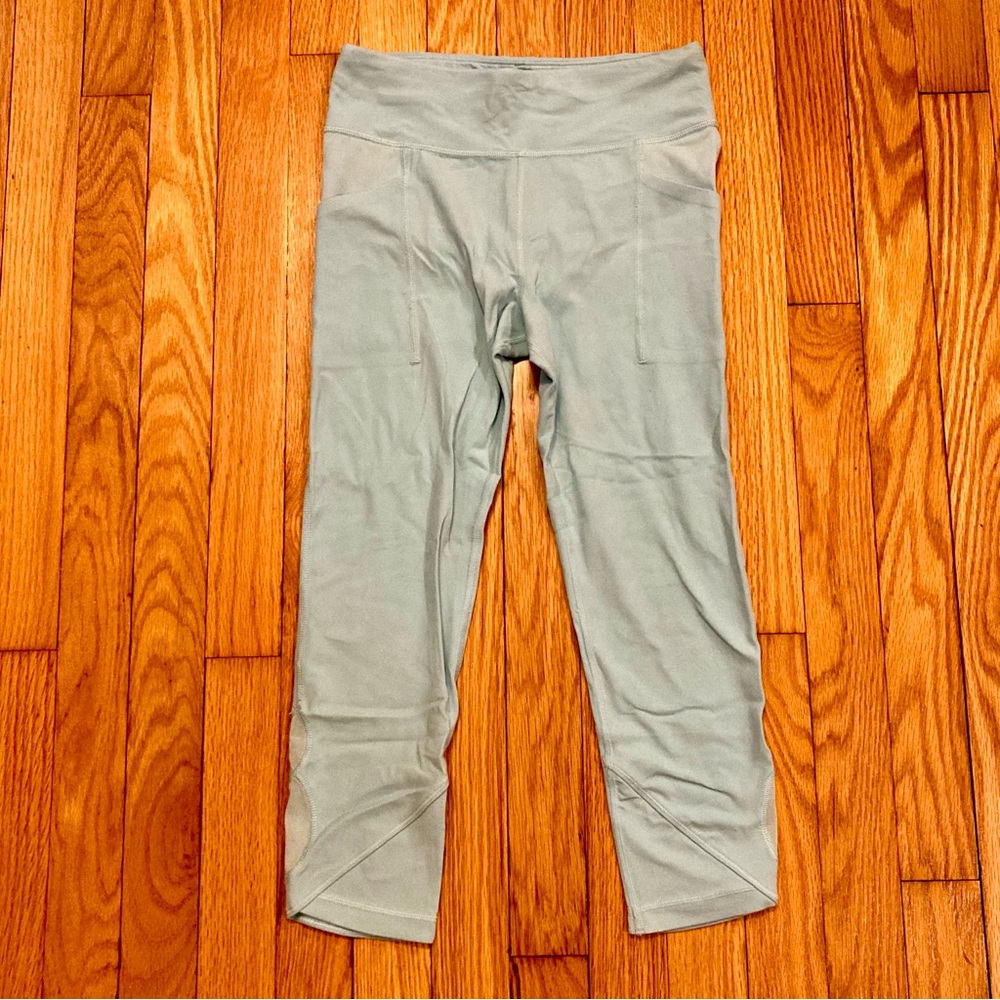 Athleta Girl Infinity Capri Leggings Blue Size XL/14